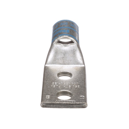 Panduit One-Hole Compression Lug, 1 to 2 in Stud, Standard Barrel, Copper, Blue LCDX350-12E-6